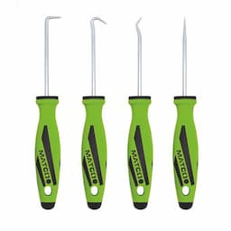 4 PIECE MINI HOOK AND PICK SET - FLUORESCENT