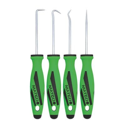 4 PIECE MINI HOOK AND PICK SET - GREEN