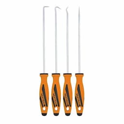 4 PIECE LONG HOOK AND PICK SET - ORANGE