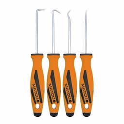4 PIECE MINI HOOK AND PICK SET - ORANGE