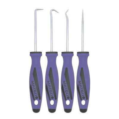 4 PIECE MINI HOOK AND PICK SET - PURPLE