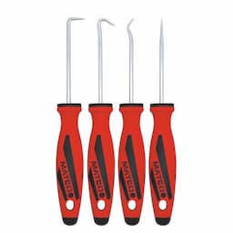 4 PIECE MINI HOOK AND PICK SET - RED