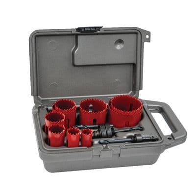 HOLE SAW KIT, 12 PIECE SET