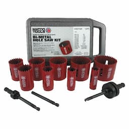 12 PIECE HOLE SAW KIT