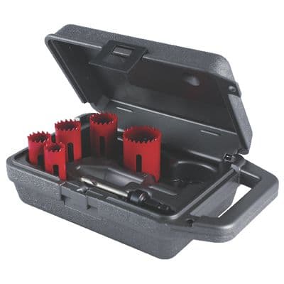 7 PIECE HOLE SAW KIT