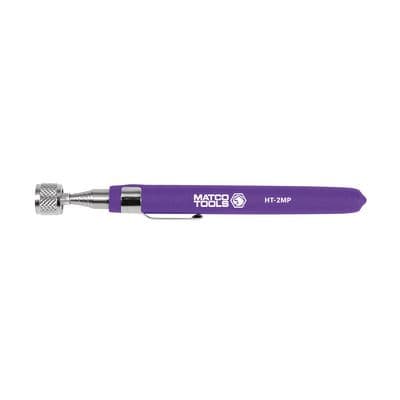 TELESCOPIC MAGNETIC PICK-UP TOOL WITH POWERCAP 5 LB LIFT - PURPLE