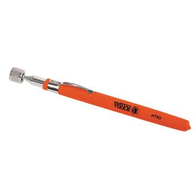 POCKET SIZE TELESCOPIC MAGNETIC PICK-UP TOOL WITH POWERCAP - ORANGE HANDLE