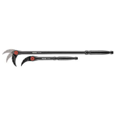 2 PIECE 8" & 16" DOUBLE PUSH LOCKING INDEXABLE PRY BAR SET