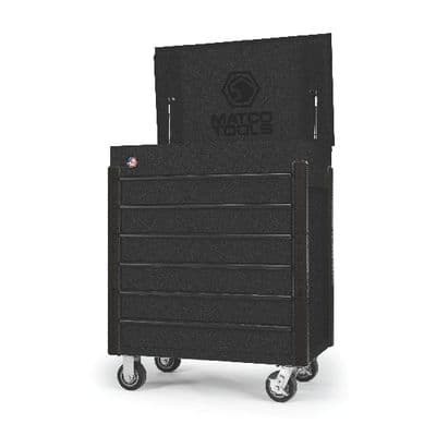 35” x 22” JSC483 ROLLING TOOL CART (BALLISTIC BLACK/BLACK)