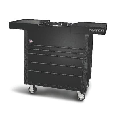 36” x 22” JSC653 SLIDING TOP TOOL CART (OUTLAW BLACK/BLACK)