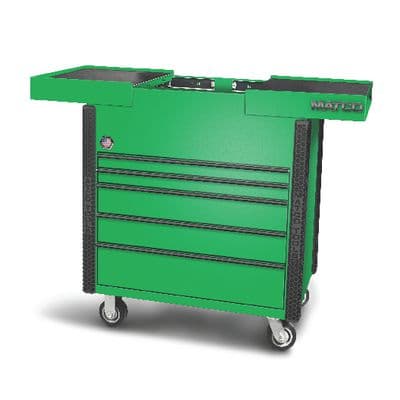 36” x 22” JSC653 SLIDING TOP TOOL CART (SCREAMIN' GREEN™/BLACK)