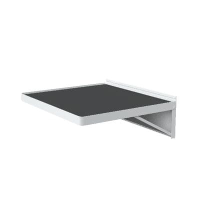 SIDE SHELF 60 LB CAPACITY (PALE HORSE WHITE)