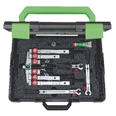 MEDIUM UNIVERSAL 2 AND 3 JAW PULLER SET WITH NARROW QUICK ADJUSTING JAWS