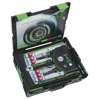 LARGE UNIVERSAL 2 AND 3 JAW PULLER SET WITH NARROW AND STANDARD QUICK ADJUSTING JAWS