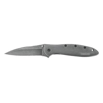 KERSHAW LEEK BLACK STONEWASH FOLDING KNIFE