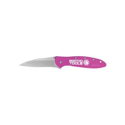 KERSHAW LEEK FOLDING KNIFE, MATCO PINK