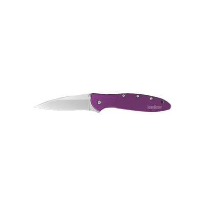 KERSHAW LEEK PURPLE FOLDING KNIVE