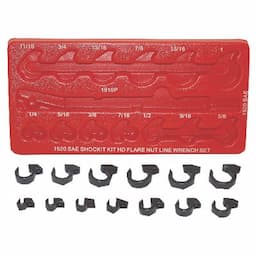 13 PIECE SAE SHOCKIT LINE WRENCH SET