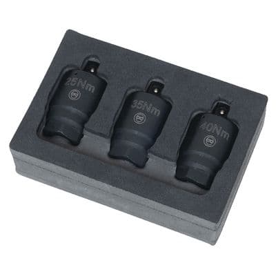 3 PC LIMITED TORQUE ADAPTER SET