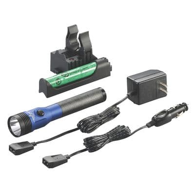 STREAMLIGHT STINGER 800 LUMENS LED RECHARGEABLE FLASHLIGHT WITH PIGGYBACK CHARGER-BLUE