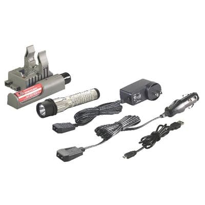 STREAMLIGHT STRION 375 LUMENS LED RECHARGEABLE FLASHLIGHT WITH PIGGYBACK-CHROME
