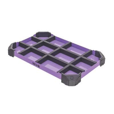ADJUSTABLE PARTS TRAY WITH MAGNETIC INSERT - PURPLE