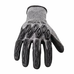 IMPACT SEAMLESS BLACK GLOVES - 2X LARGE