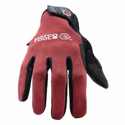 TOUCHSCREEN-COMPATIBLE GLOVES BURGUNDY - 2XL