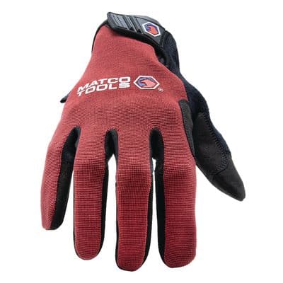 TOUCHSCREEN-COMPATIBLE GLOVES BURGUNDY - XL