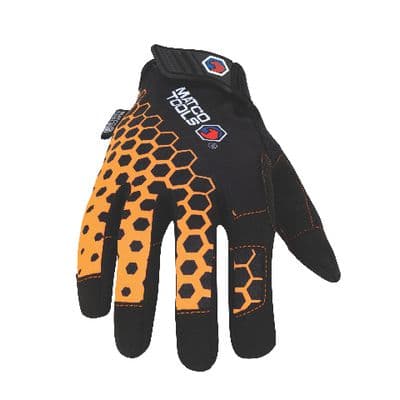 MECHANICS GLOVES ORANGE - M