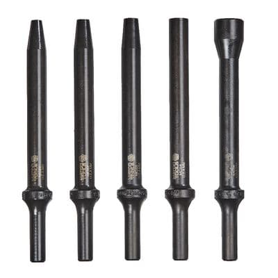 5 PIECE PNEUMATIC ROUND RIVET SET
