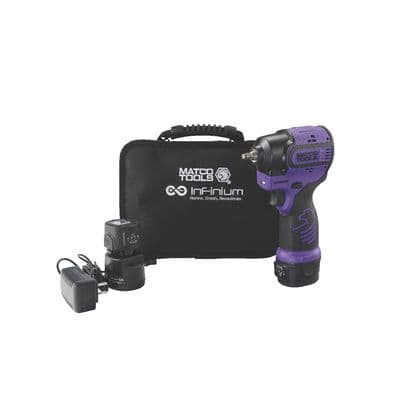 12V CORDLESS INFINIUM™ 1/4” STUBBY IMPACT WRENCH KIT -  PURPLE