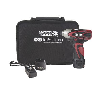 12V CORDLESS INFINIUM™ 1/4" DRIVE IMPACT DRIVER KIT - BURGUNDY