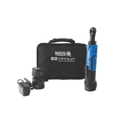 12V CORDLESS INFINIUM™ 1/4" BRIDGED HEAD RATCHET KIT - BLUE