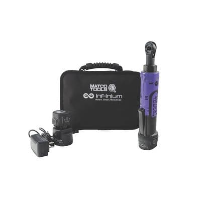 12V CORDLESS INFINIUM™ 1/4" BRIDGED HEAD RATCHET KIT - PURPLE