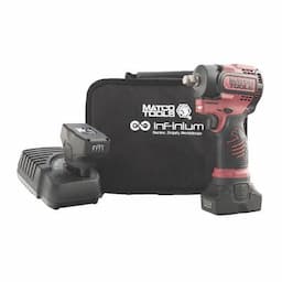 16V CORDLESS INFINIUM™ 1/2" DRIVE STUBBY IMPACT WRENCH KIT- BURGUNDY