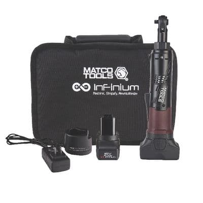 16V CORDLESS INFINIUM™ 1/4" DRIVE RATCHET KIT - BURGUNDY