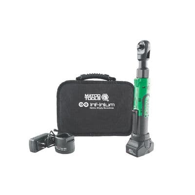 16V CORDLESS INFINIUM™ 3/8" DRIVE HIGH SPEED RATCHET KIT - GREEN