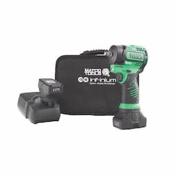 16V CORDLESS INFINIUM™ 3/8" DRIVE STUBBY IMPACT WRENCH KIT - GREEN