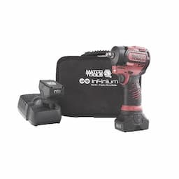 16V CORDLESS INFINIUM™ 3/8" DRIVE STUBBY IMPACT WRENCH KIT - BURGUNDY