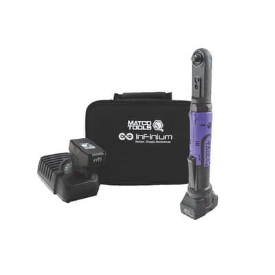 16V CORDLESS INFINIUM™ 3/8" SEALED HEAD RATCHET KIT - PURPLE
