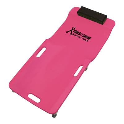38" HEAVY-DUTY MECHANIC INLINE SKATE CREEPER, PINK TOOLS FOR THE CAUSE