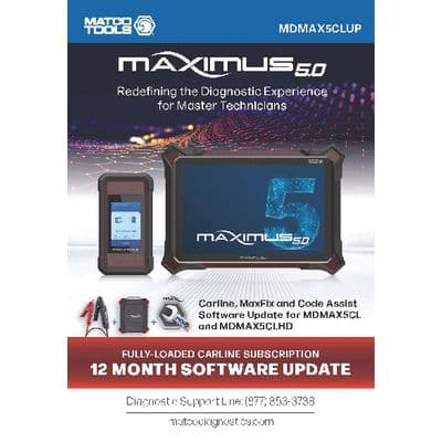 MAXIMUS 5.0 PASSENGER CARLINE UPDATE SOFTWARE
