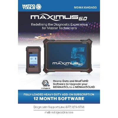 MAXIMUS 5.0 HEAVY-DUTY ADD-ON SOFTWARE