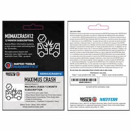 MAXIMUS CRASH 12 MONTH SUBSCRIPTION