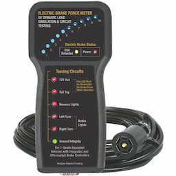 ELECTRIC BRAKE FORCE METER WITH DYNAMIC LOAD SIMULATION AND CIRCUIT TESTING
