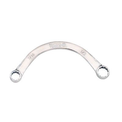 7/16X 1/2"  HALF MOON WRENCH