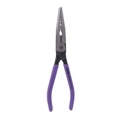 7" MIG-BITE LONG NOSE PLIERS - PURPLE