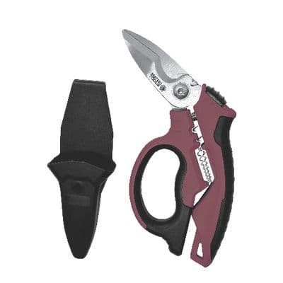 8" MECHANIC'S ANGLED UTILITY SHEARS
