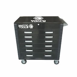 35" x 21" MSC4FD ROLLING TOOL CART (BLACK/CHROME)